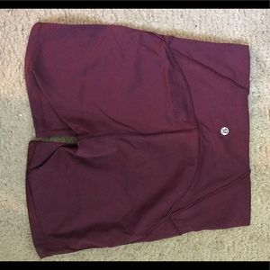 Lululemon Train Times Short Garnet